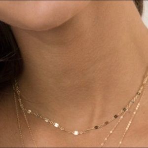 real Rose Gold Filled layering choker